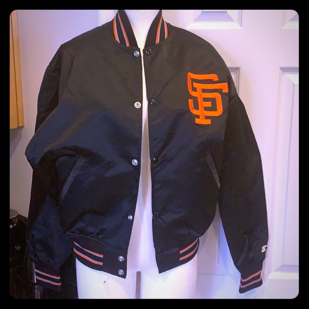 Men’s Starter San Francisco Giants jacket - black